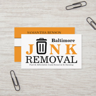 Carte De Visite Junk Removal & Hauling