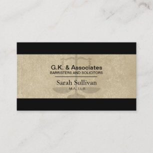 Carte de visite juridique - Avocat de Texture simp