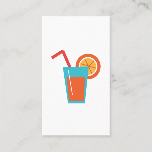 Carte De Visite Jus d'orange (Devant)