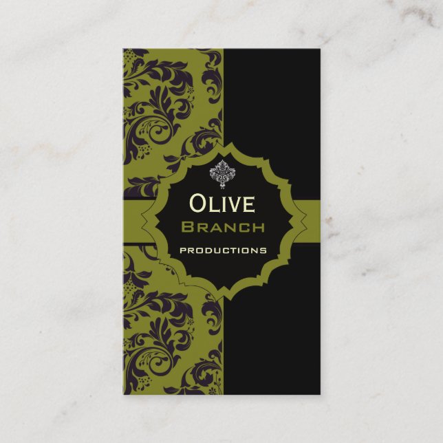 Carte De Visite Jus olive (Devant)