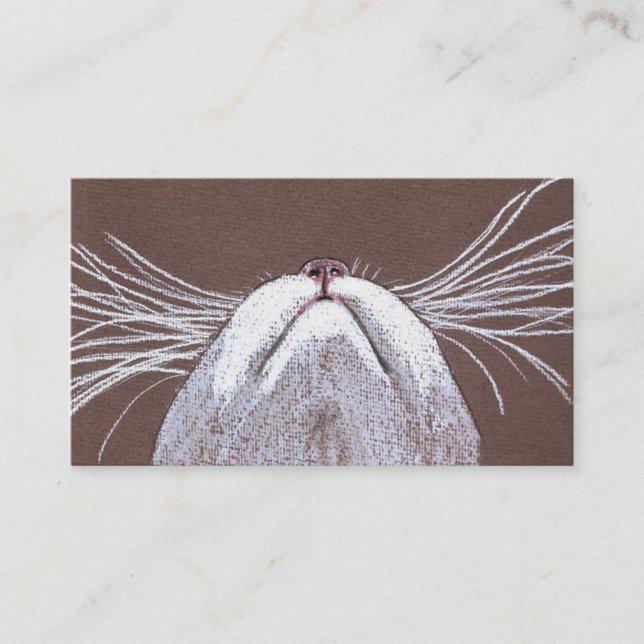 CARTE DE VISITE JUSTE LES FAVORIS 2 DE CHATS (Devant)