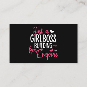 Carte De Visite Juste une patronne qui construit son empire femmes