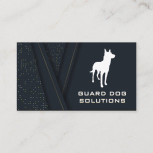 Carte De Visite K9 Formation animale Vague Arrière - plan Abst