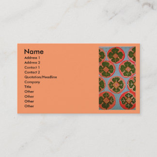 Carte De Visite kakis lumineux