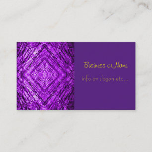 Carte De Visite Kaléidoscope en verre violet Texture