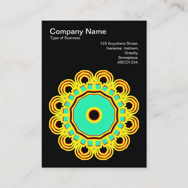 Carte De Visite Kaleidoscopic 110714(11) (Devant)