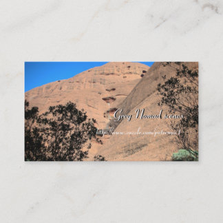 Carte De Visite Kata Tjuta, scènes grises de nomade