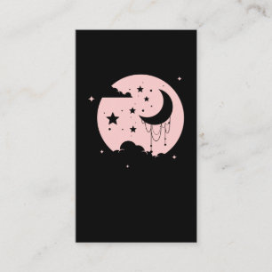 Carte De Visite Kawaii Cute Pastel Goth Moon