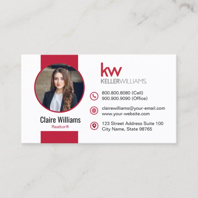 Carte De Visite Keller Williams (Devant)