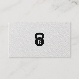 Carte De Visite Kettle Bell Personal Trainer Simple Clean