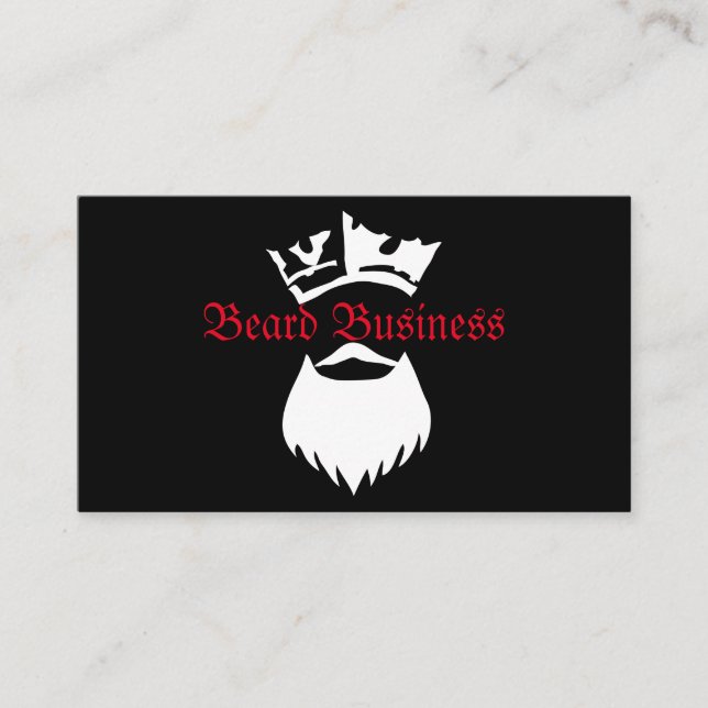 Carte De Visite King Beard Beard (Devant)