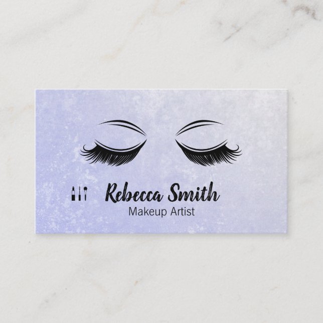 Carte De Visite Kit maquillage et cils (Devant)