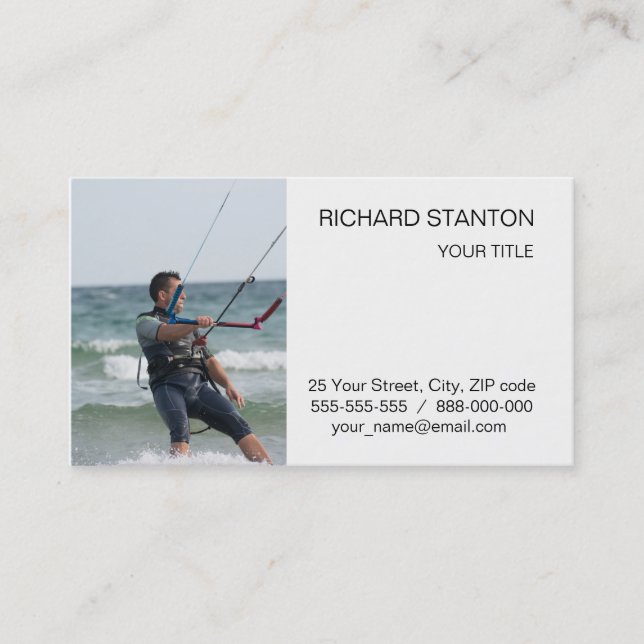 Carte De Visite Kitesurf (Devant)