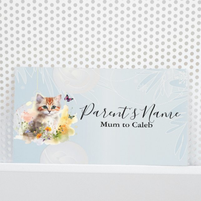 Carte de visite Kitten & Butterflies (Créateur téléchargé)