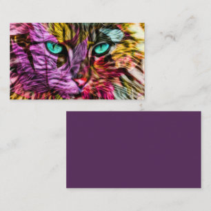 Carte De Visite Kitty Chat Kitten Design artistique