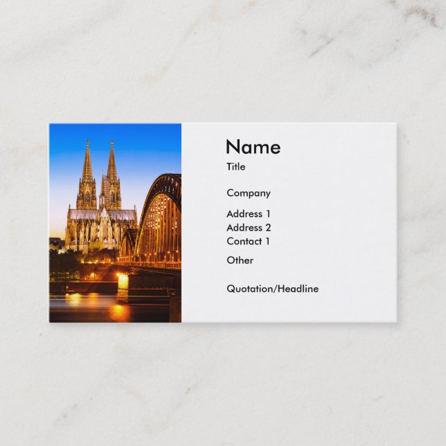 Carte De Visite Köln 03A (Devant)