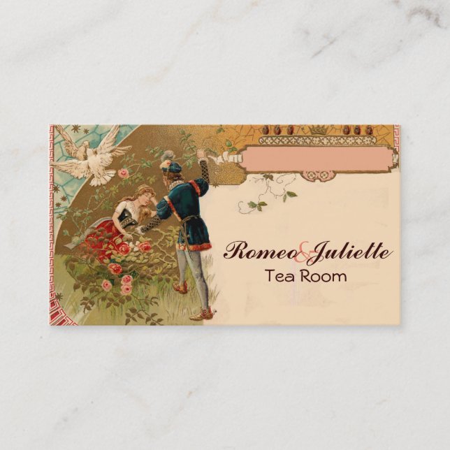 Carte De Visite La Beauté dormante Roméo Juliette Fairy (Devant)