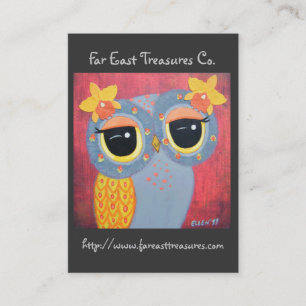 Carte De Visite La belle d'orchidée