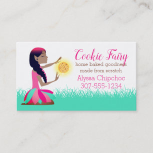 Carte De Visite La boulangerie Magic Cuisine de biscuits afro-amér