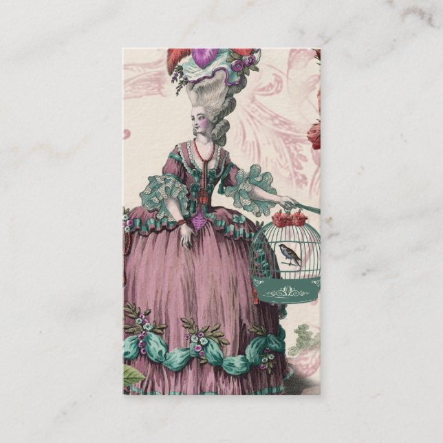 Carte De Visite la cage aux oiseaux (Devant)