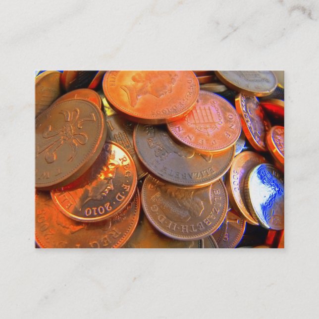 Carte De Visite La couleur de l'argent (Devant)