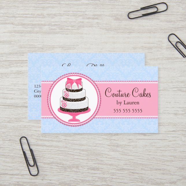 Carte De Visite La coutume durcit la boulangerie (Devant/Arrière en situation)