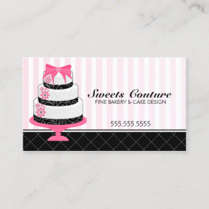 Carte De Visite La couture durcit la coutume de boulangerie