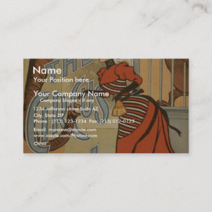 Carte De Visite La fille de cirque, théâtre vintage de "A.H.Canb