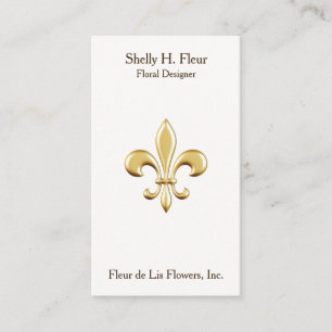 Carte De Visite La Fleur de Lis
