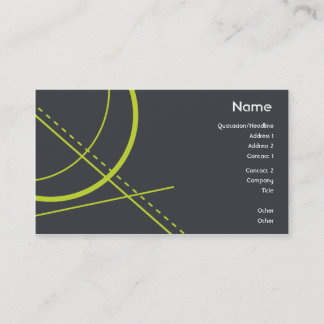 Carte De Visite La géométrie - affaires