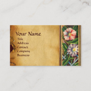 CARTE DE VISITE LA GLOIRE DU MATIN ET LE PARCHEMENT DES BERRIES RO