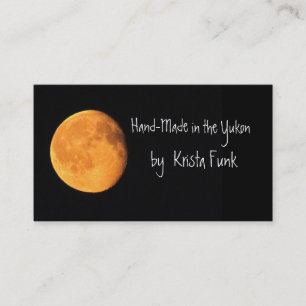 Carte De Visite La grande lune jaune ; Territoire de Yukon, Canada