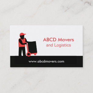 Carte De Visite La livraison mobile de logistique de services de
