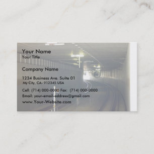 Carte De Visite La lumière à l'extrémité du tunnel chez Subiaco