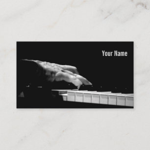 Carte De Visite La main du pianiste