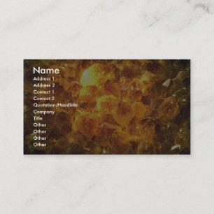 Carte De Visite La masse citrine