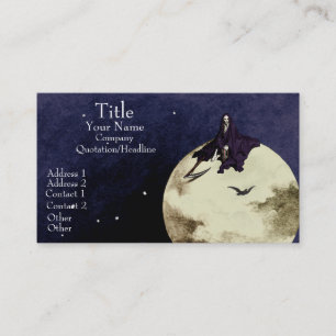 Carte De Visite La mortalité et la lune