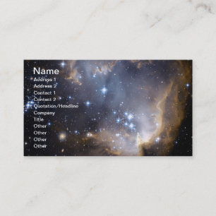 Carte De Visite La NASA intelligente d'étoiles de NGC 602