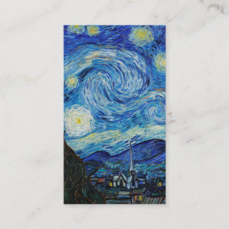 Carte De Visite La nuit étoilée (1889) par Vincent Van Gogh