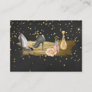 Carte De Visite *~* La Parties scintillant à huile d'or guérit l
