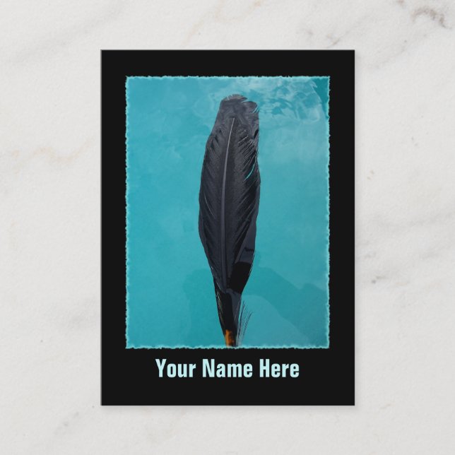 Carte De Visite La plume de Raven (Devant)