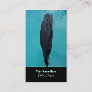Carte De Visite La plume de Raven
