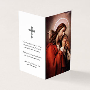 Carte De Visite La prière catholique carde le bon berger 4 de  