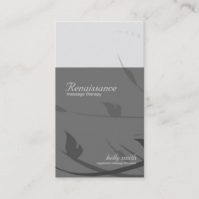 Carte de visite - la Renaissance (Devant)