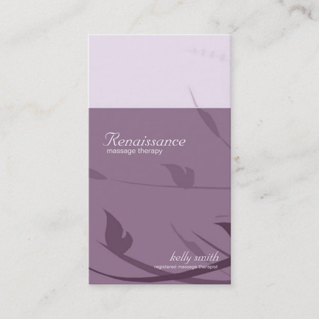 Carte de visite - la Renaissance (Devant)
