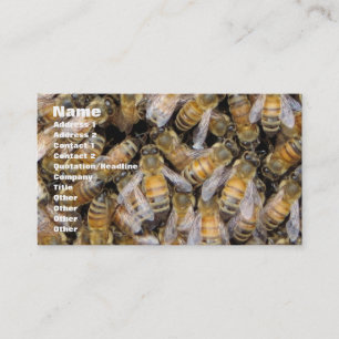 Carte De Visite La ruche d'abeille