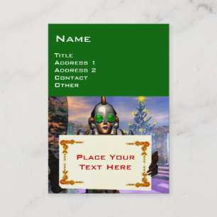 CARTE DE VISITE LA SAINT-SYLVESTRE D'UN CYBORG