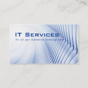 Carte De Visite La technologie de l'information entretient le