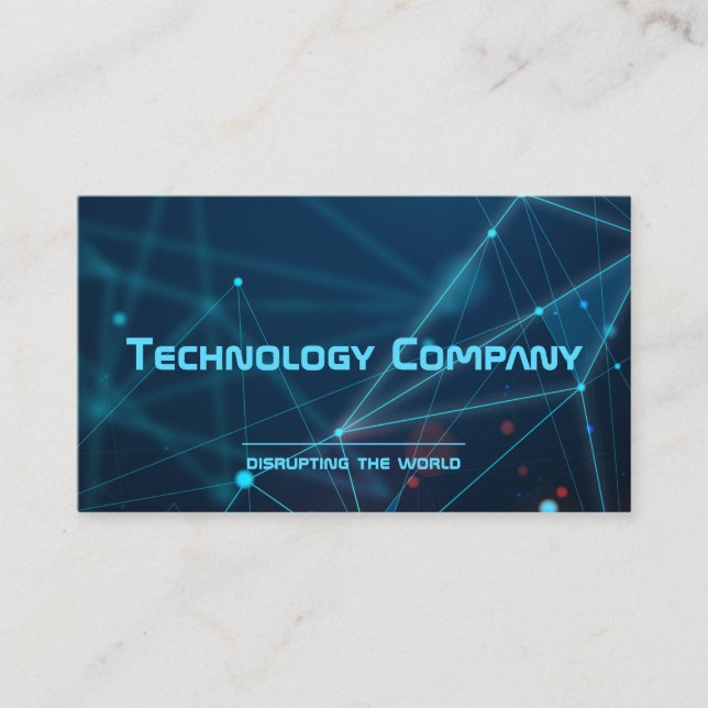 Carte De Visite La technologie numérique La création moderne et él (Devant)