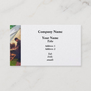 Carte De Visite La tente du dirigeant de guerre civile